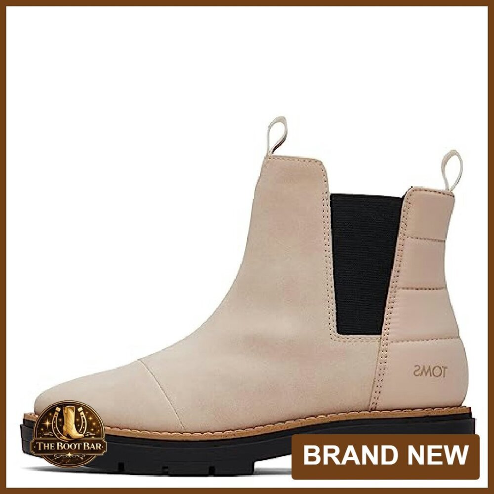 Pull-On Chelsea Boots with Memory Foam Insole, Faux Leather & Nylon - Picture 5 of 7